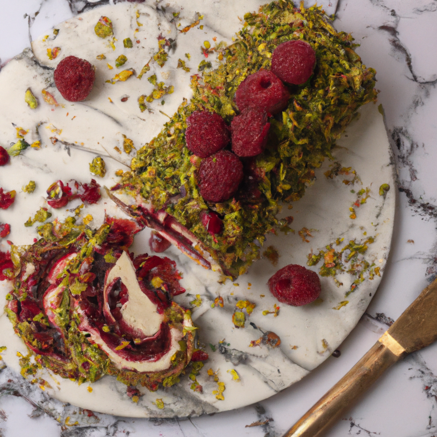 CHRISTMAS LOG RECIPE WITH PERSIAN FLAVOURS - MAISON BOTEH