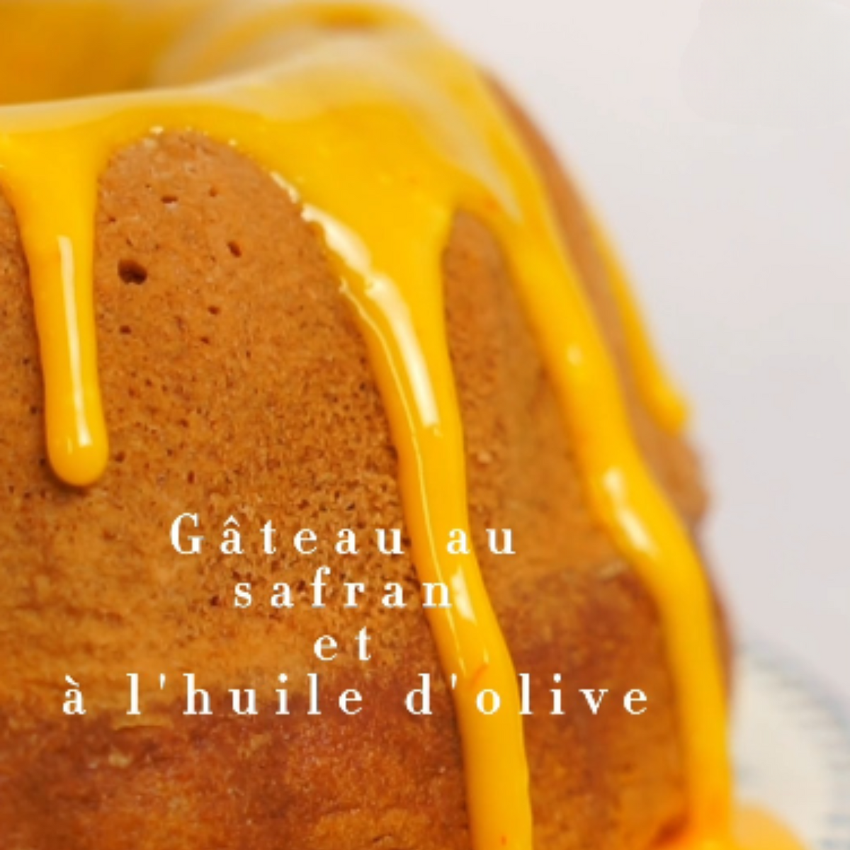 Recette de gâteau au safran et à l'huile d'olive