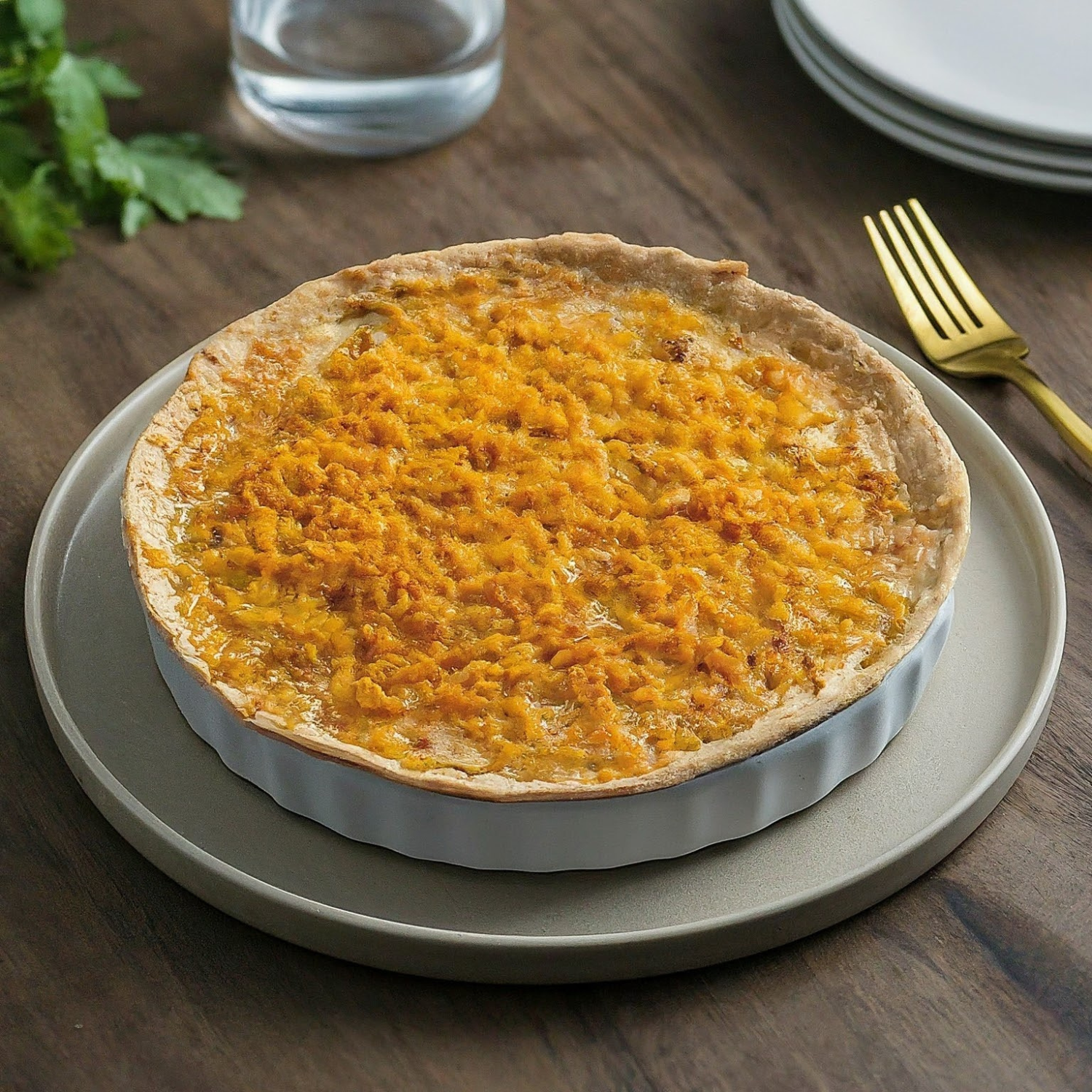 Tarte à l'oignon et carrot cake
