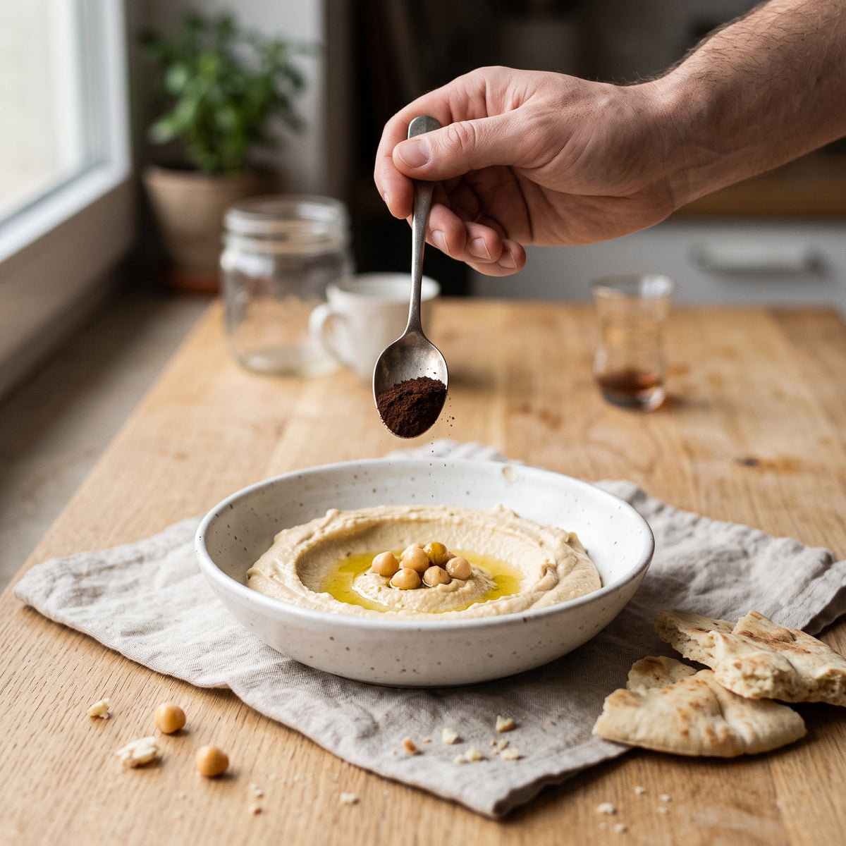 Houmous au Sable Noir