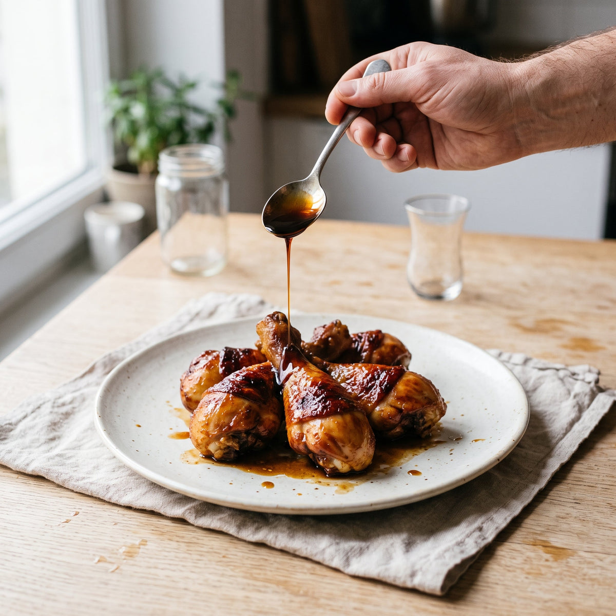 Poulet laqué au sirop Or Noir