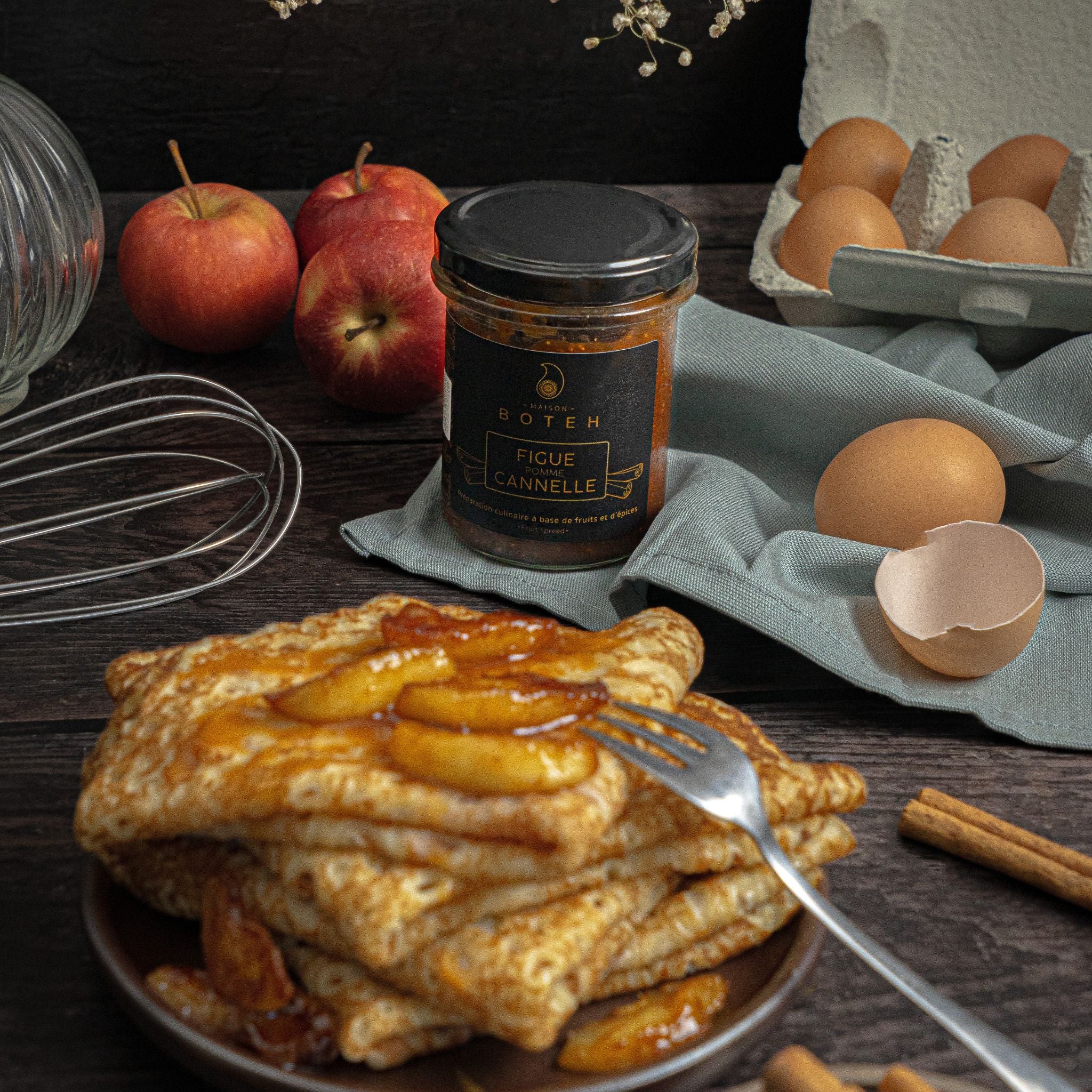 Confiture Figue Pomme Cannelle