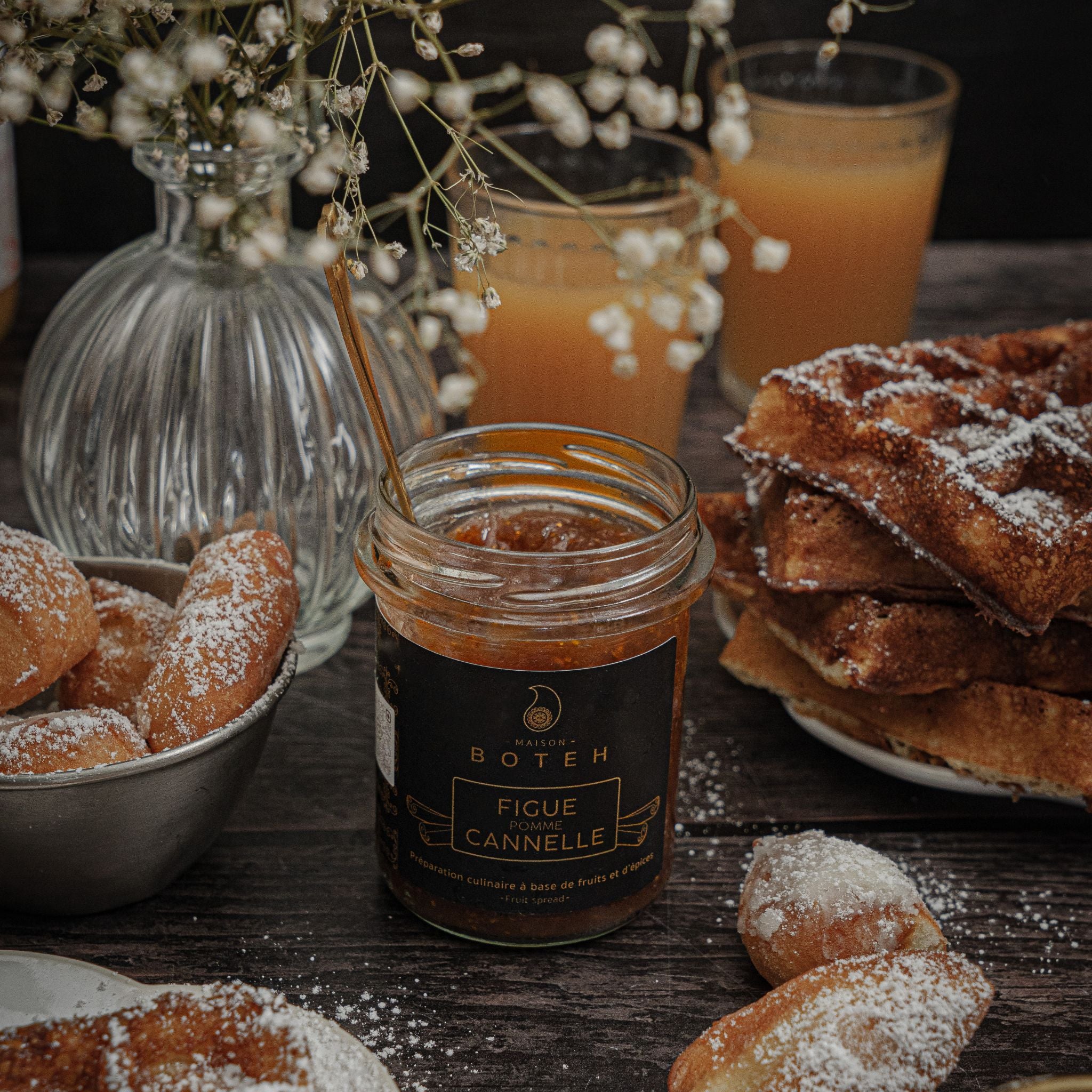 Confiture Figue Pomme Cannelle