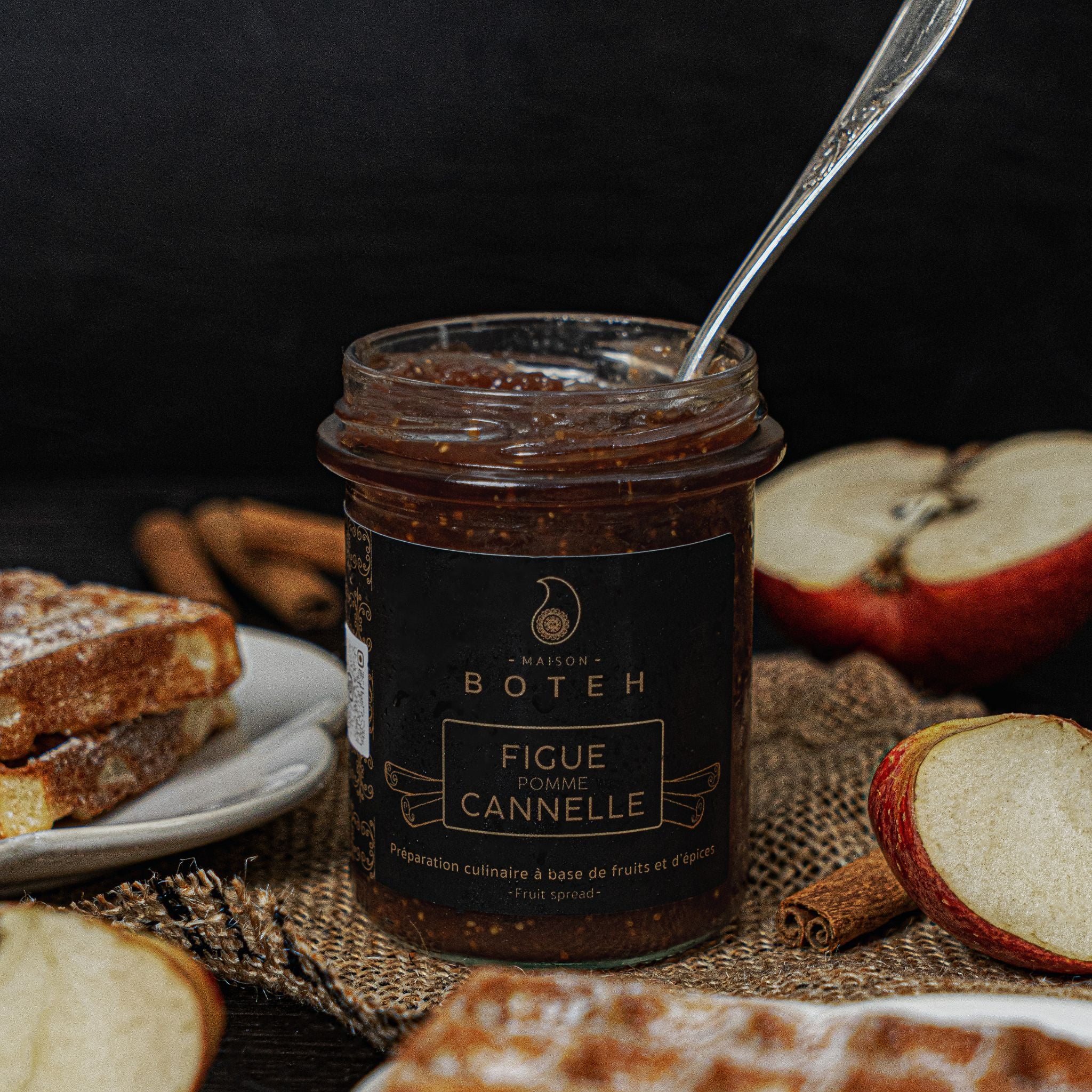 Confiture Figue Pomme Cannelle