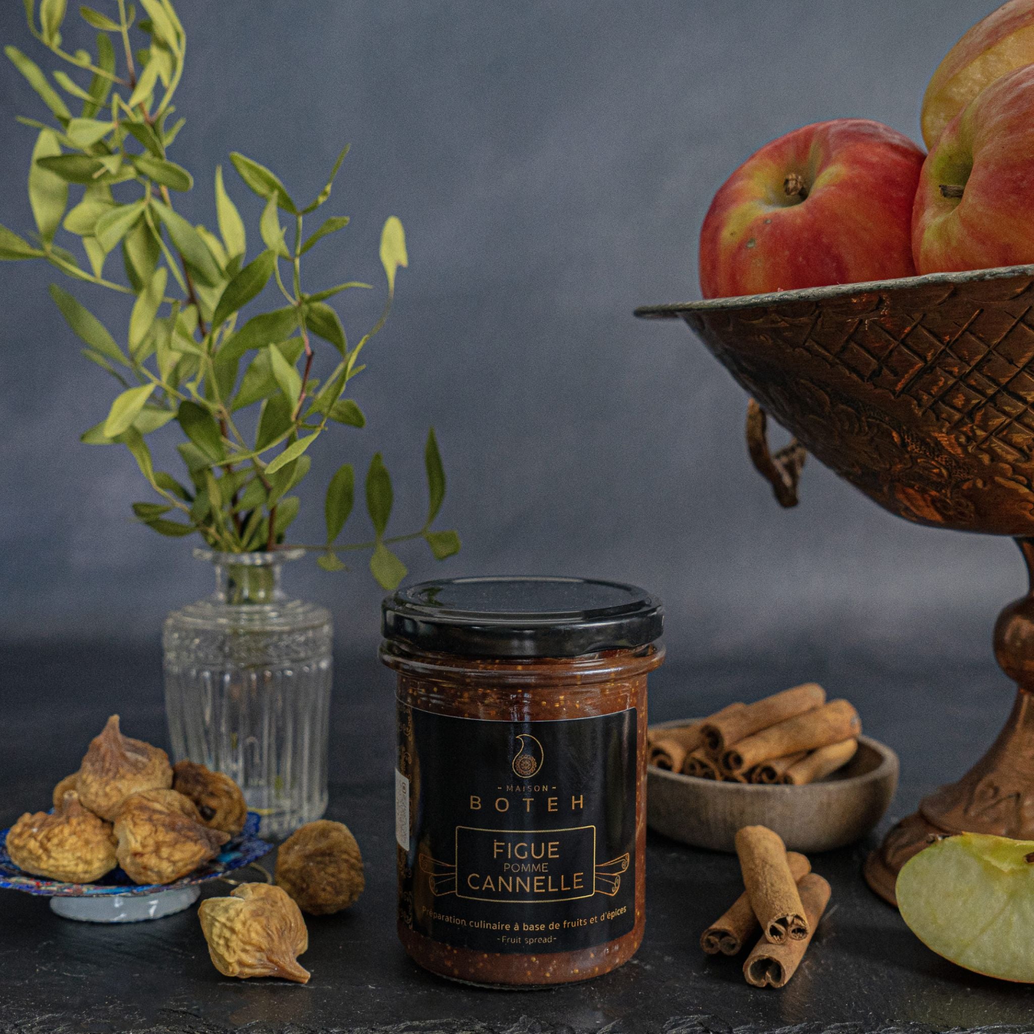 Confiture Figue Pomme Cannelle