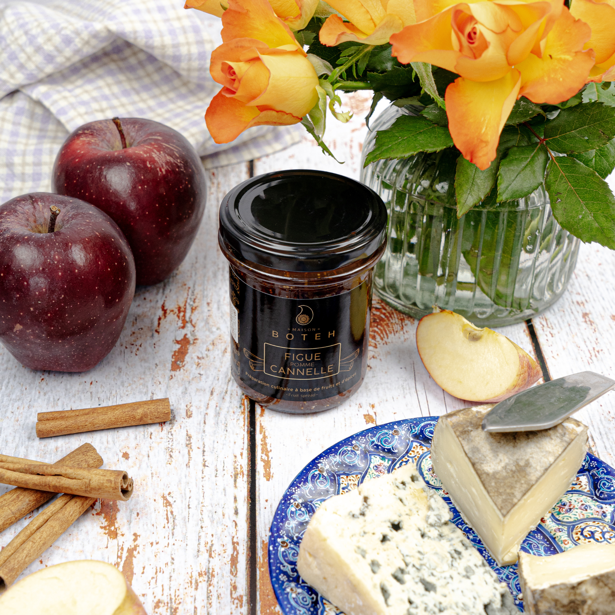 Confiture Figue Pomme Cannelle