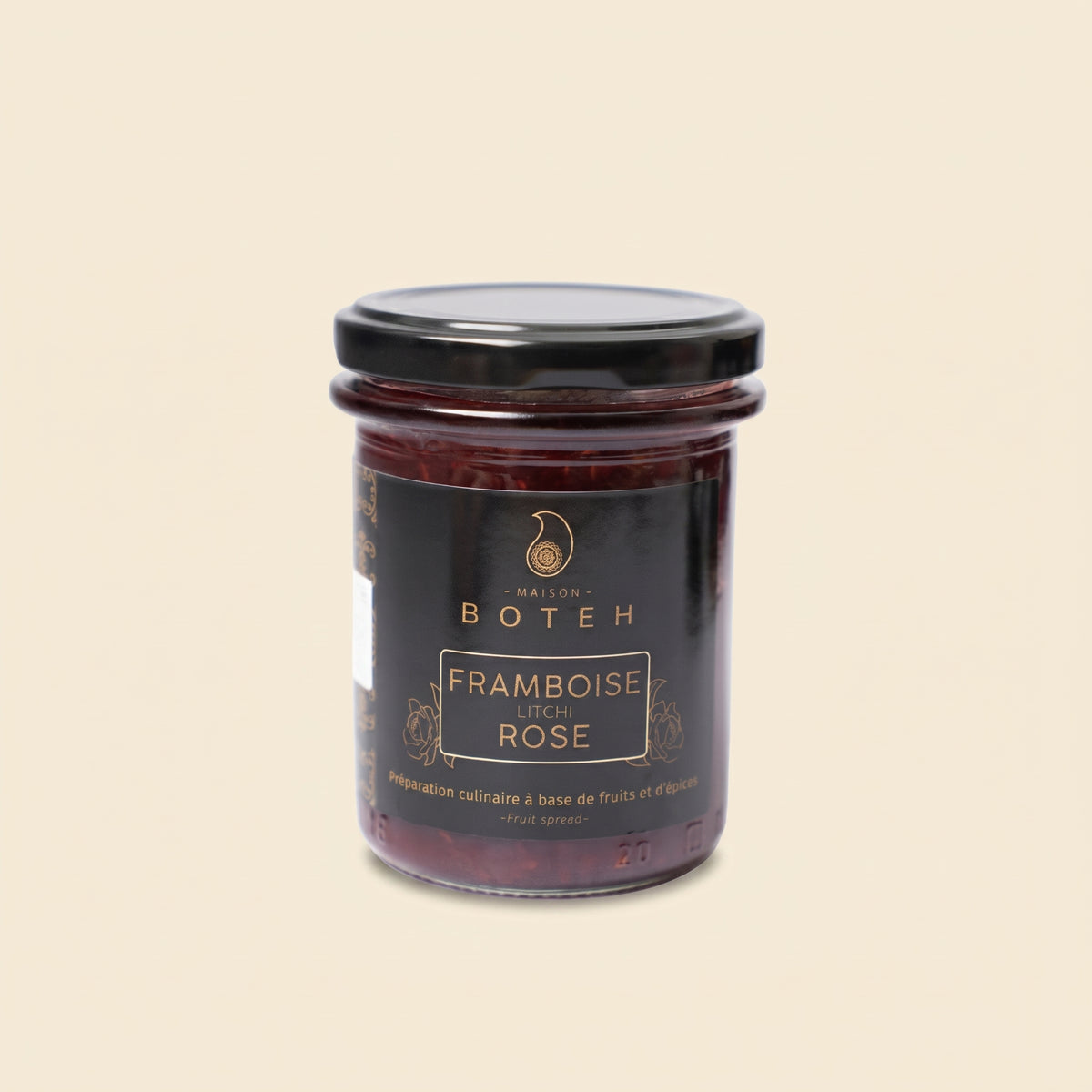 Confiture Framboise Litchi Rose — vue 1