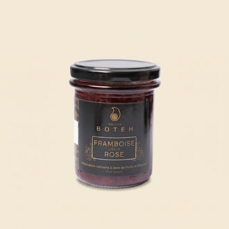 Confiture Framboise Litchi Rose