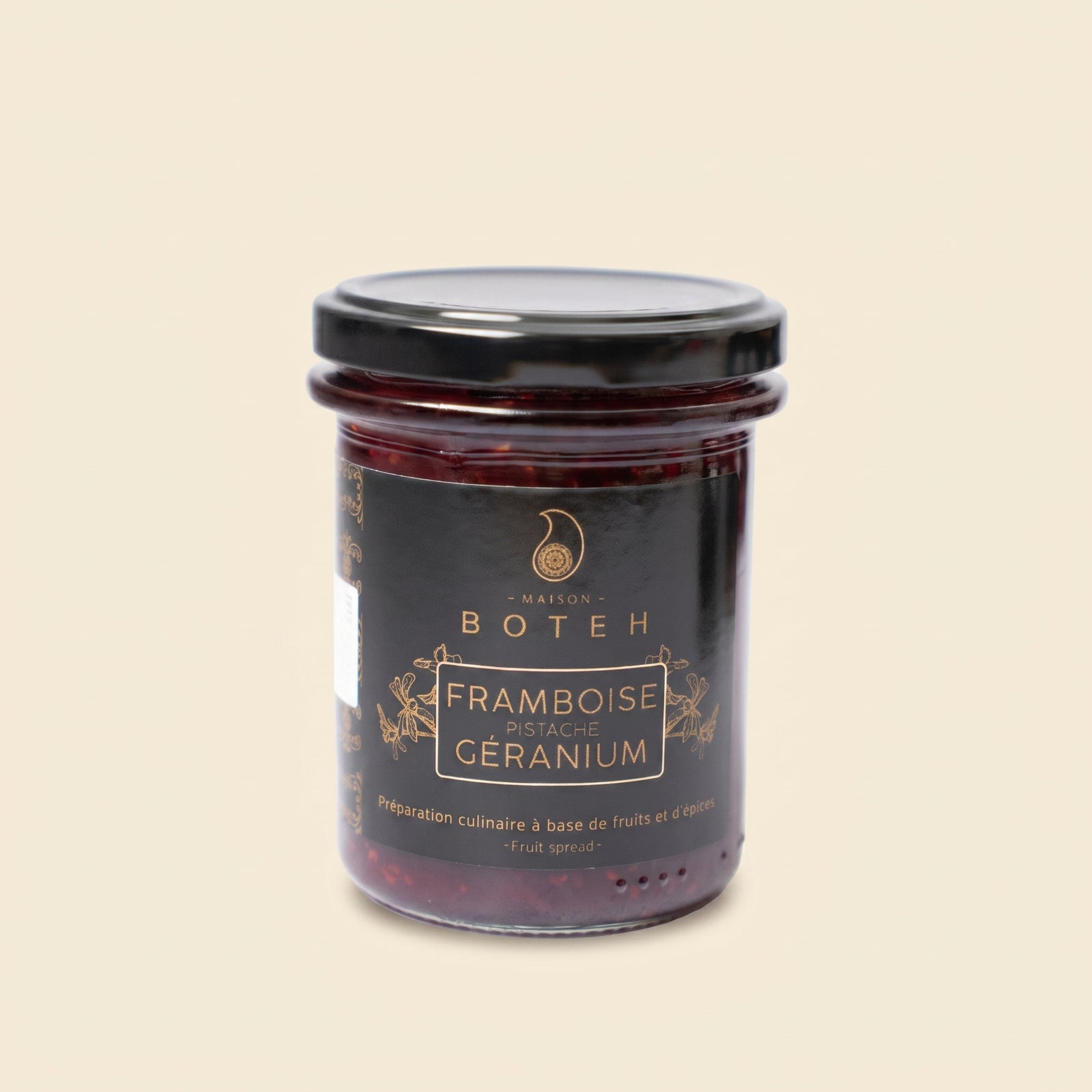 Confiture Framboise Pistache Géranium — vue 1