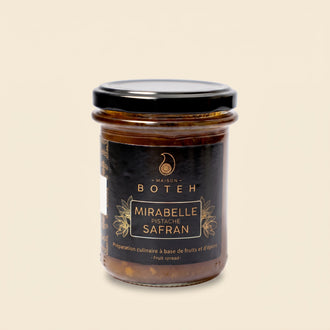 Confiture Mirabelle Pistache Safran