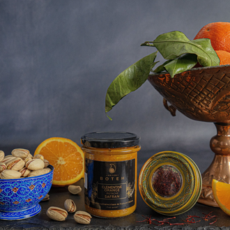 Confiture Orange Clémentine de Corse Pistache Safran