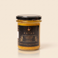 Confiture Orange Clémentine de Corse Pistache Safran