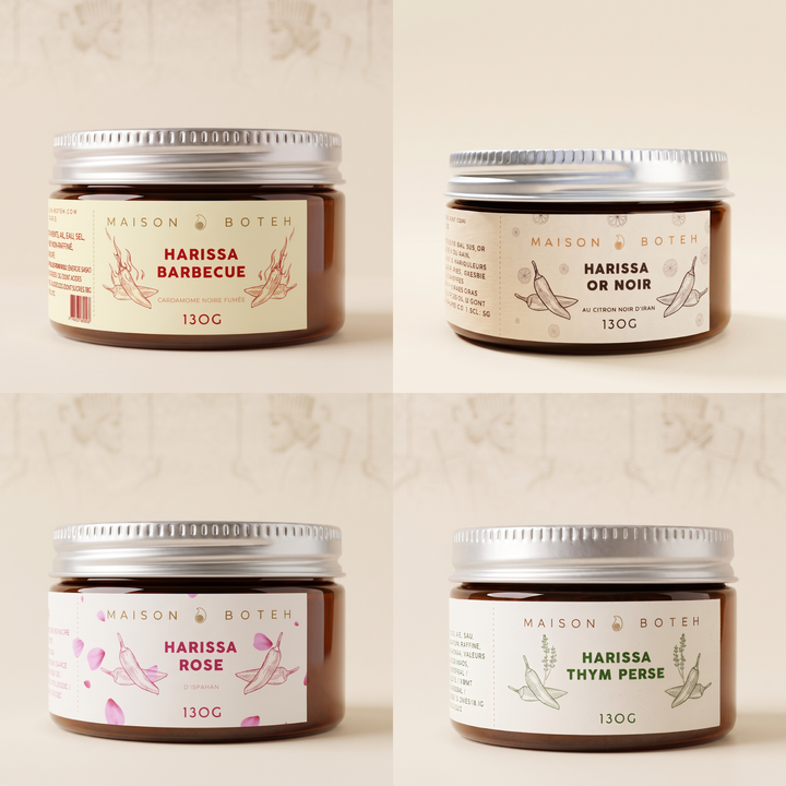 Assortiment Quatre Harissas