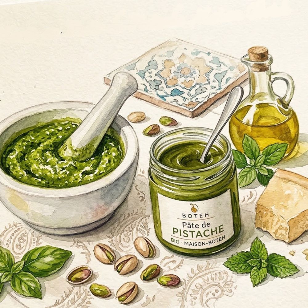 Pesto de pistache maison