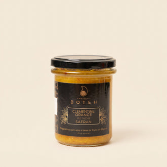 Confiture Orange Clémentine de Corse Pistache Safran